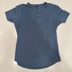 Cuts Clothing Men’s Ocean Storm AO Henley Curve-Hem Medium